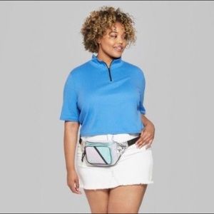 ⛈BLUE ZIP UP SHIRT⛈